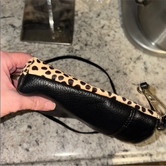 Aimee Kestenberg Leopard Print Crossbody Bag with Black Accents - Picture 9 of 11